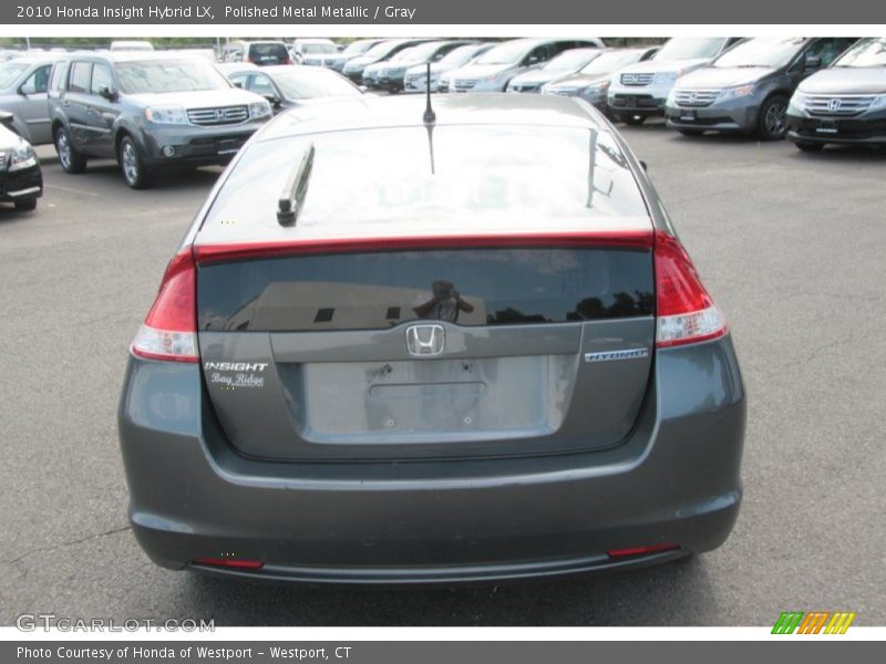 Polished Metal Metallic / Gray 2010 Honda Insight Hybrid LX