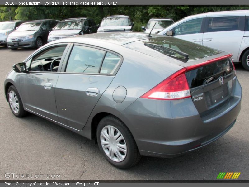 Polished Metal Metallic / Gray 2010 Honda Insight Hybrid LX