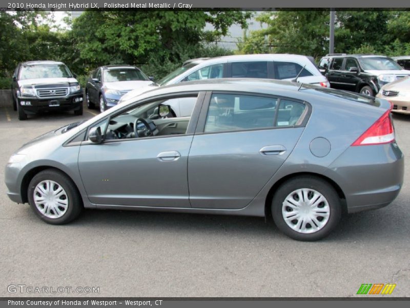 Polished Metal Metallic / Gray 2010 Honda Insight Hybrid LX