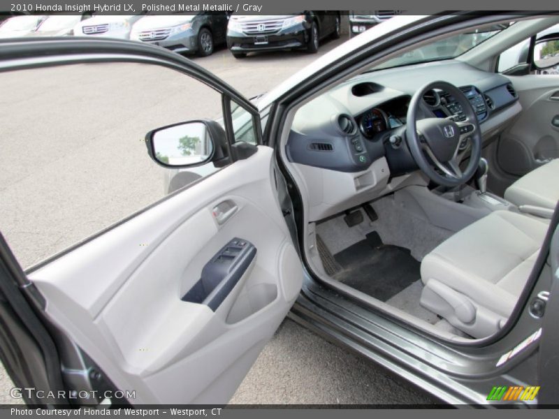 Polished Metal Metallic / Gray 2010 Honda Insight Hybrid LX