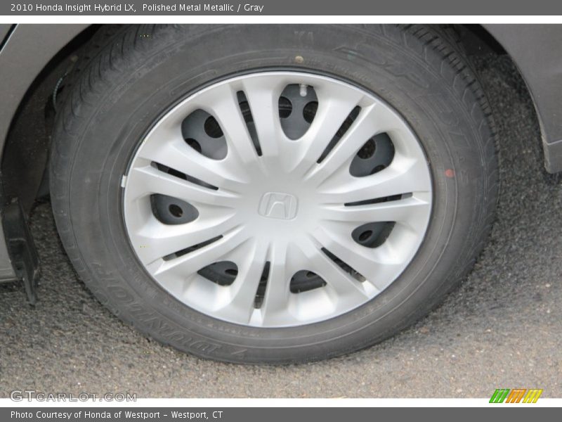 Polished Metal Metallic / Gray 2010 Honda Insight Hybrid LX