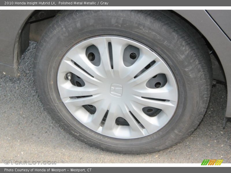 Polished Metal Metallic / Gray 2010 Honda Insight Hybrid LX