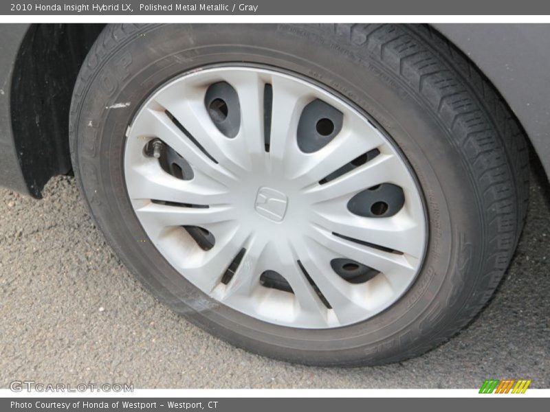 Polished Metal Metallic / Gray 2010 Honda Insight Hybrid LX