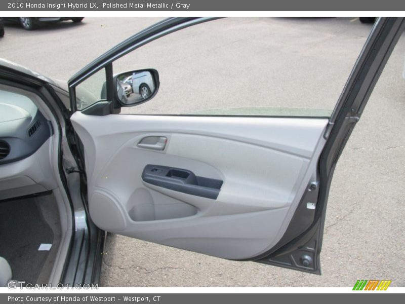Polished Metal Metallic / Gray 2010 Honda Insight Hybrid LX