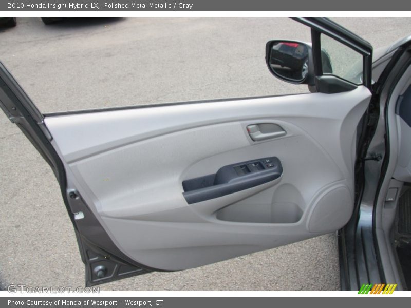Polished Metal Metallic / Gray 2010 Honda Insight Hybrid LX