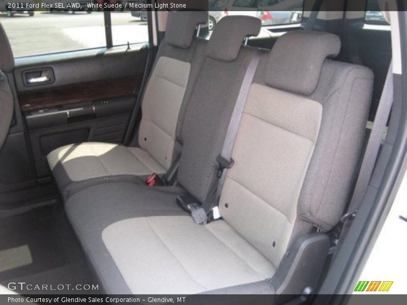 White Suede / Medium Light Stone 2011 Ford Flex SEL AWD
