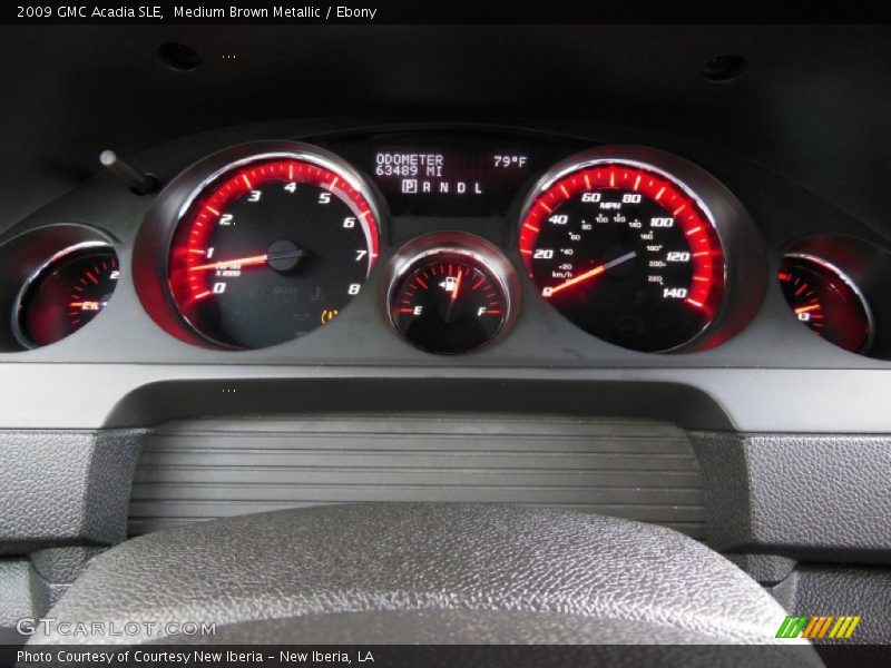 Medium Brown Metallic / Ebony 2009 GMC Acadia SLE