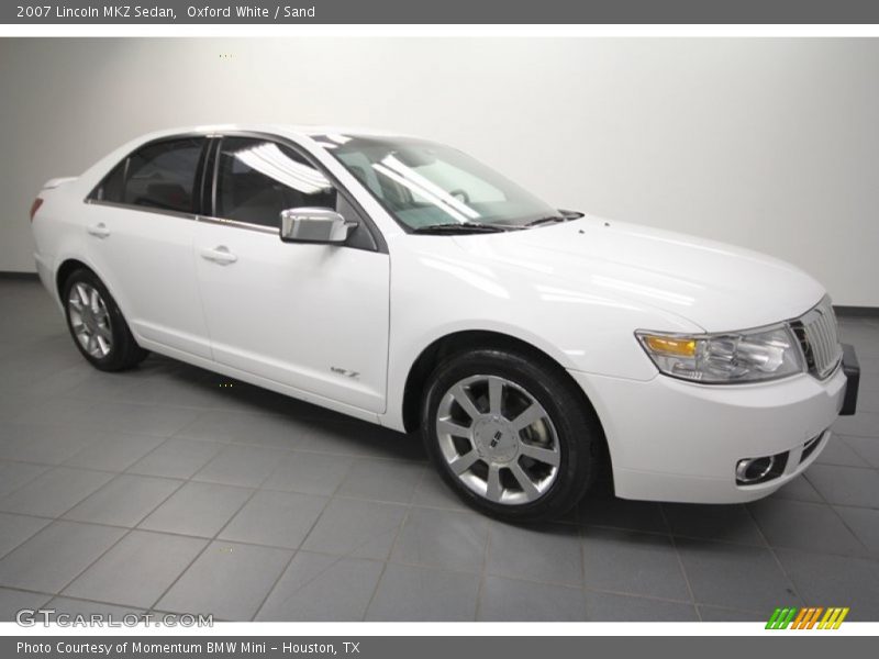 Oxford White / Sand 2007 Lincoln MKZ Sedan