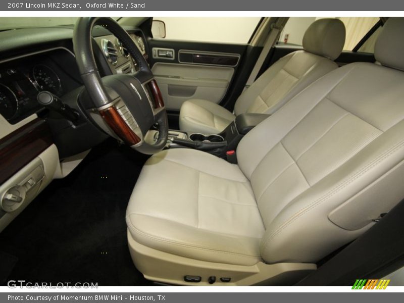 Oxford White / Sand 2007 Lincoln MKZ Sedan