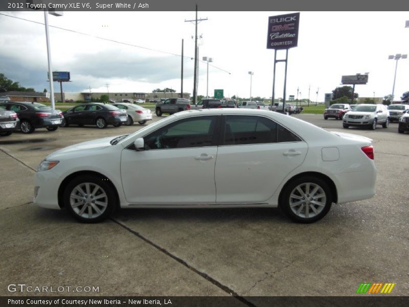 Super White / Ash 2012 Toyota Camry XLE V6