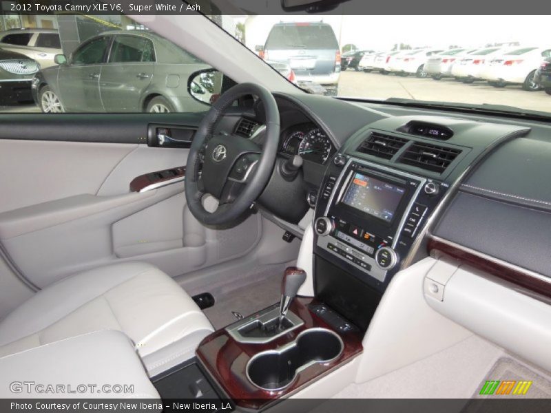 Super White / Ash 2012 Toyota Camry XLE V6