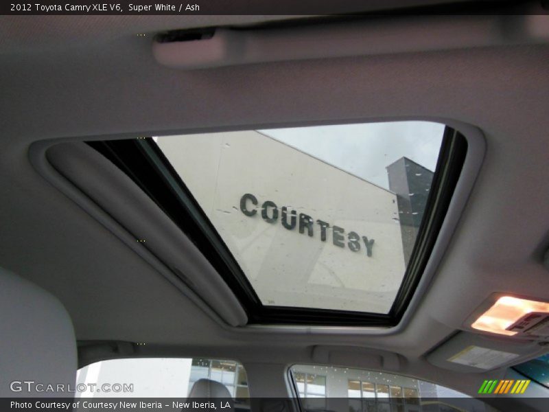 Super White / Ash 2012 Toyota Camry XLE V6