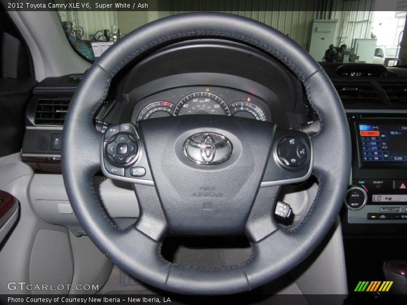 Super White / Ash 2012 Toyota Camry XLE V6