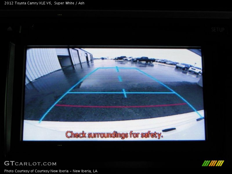 Super White / Ash 2012 Toyota Camry XLE V6