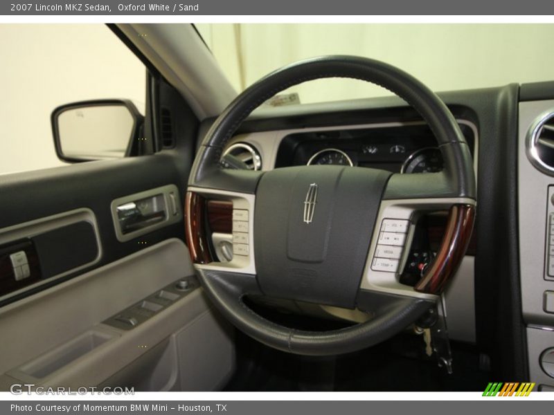 Oxford White / Sand 2007 Lincoln MKZ Sedan