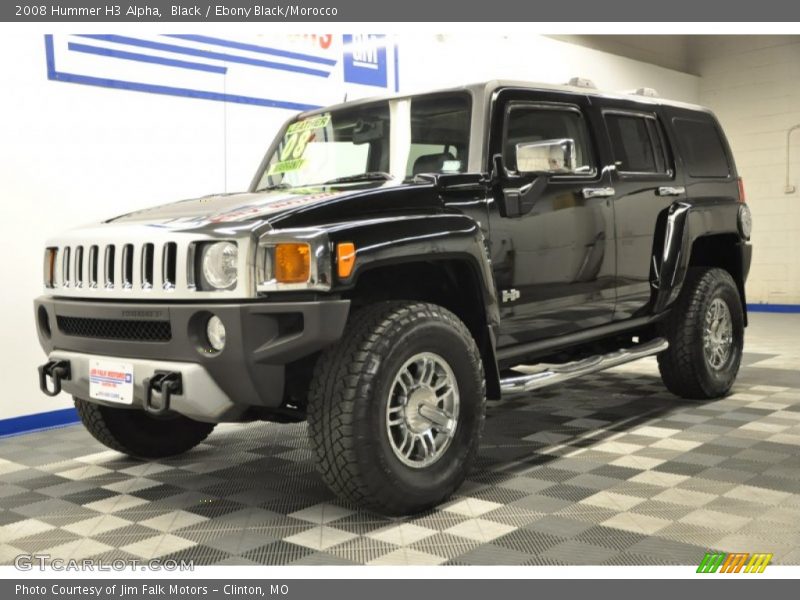 Black / Ebony Black/Morocco 2008 Hummer H3 Alpha