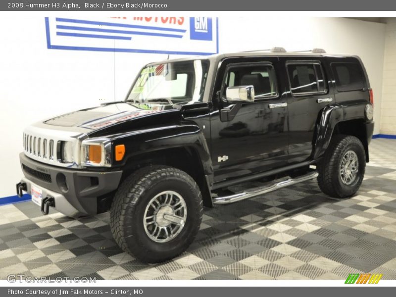 Black / Ebony Black/Morocco 2008 Hummer H3 Alpha