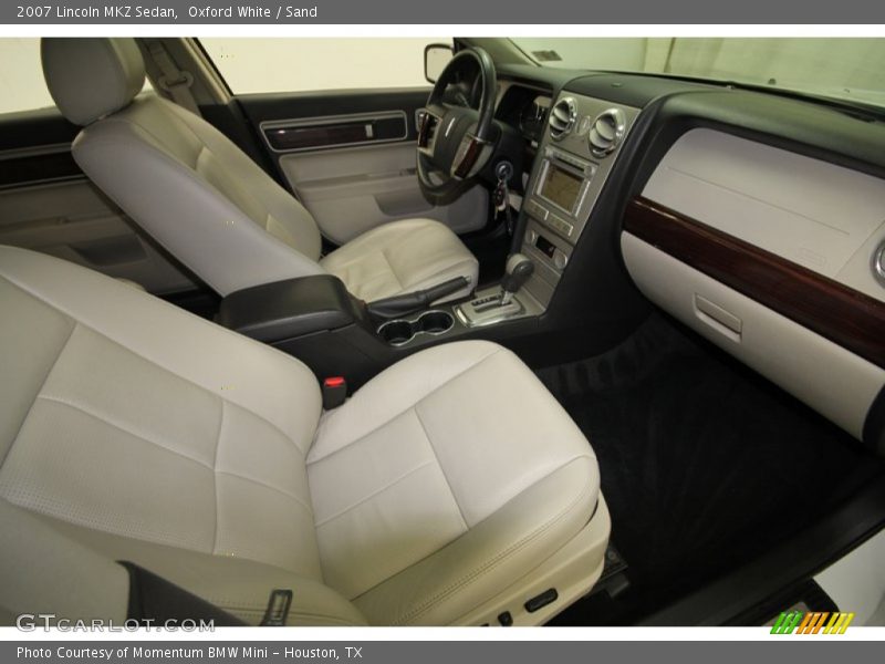 Oxford White / Sand 2007 Lincoln MKZ Sedan