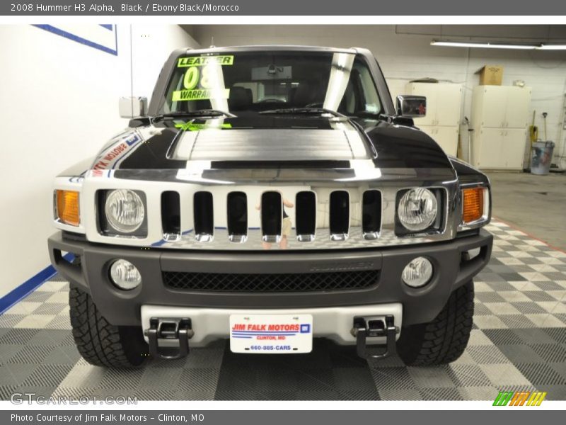 Black / Ebony Black/Morocco 2008 Hummer H3 Alpha