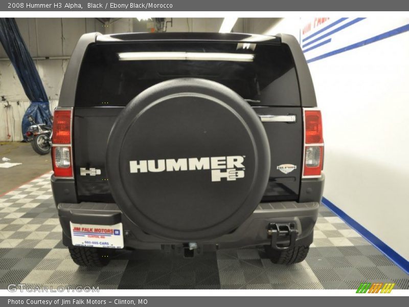 Black / Ebony Black/Morocco 2008 Hummer H3 Alpha