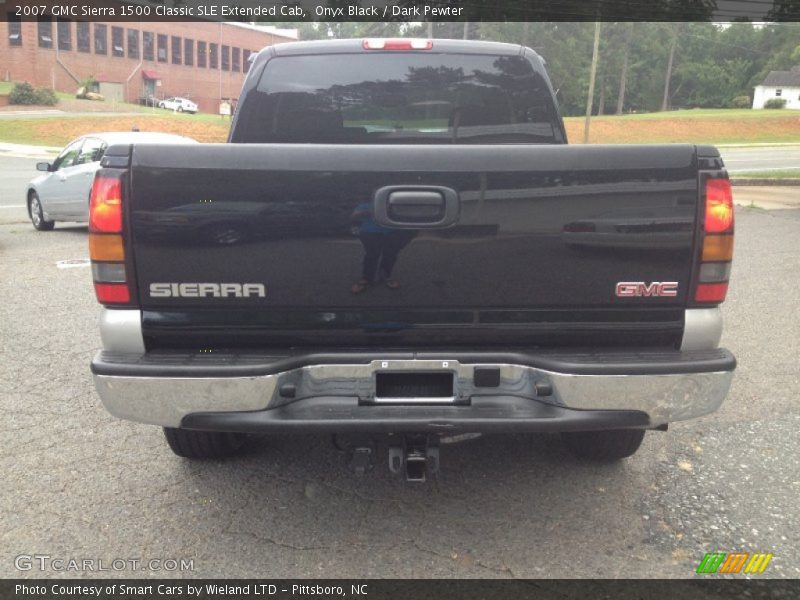 Onyx Black / Dark Pewter 2007 GMC Sierra 1500 Classic SLE Extended Cab