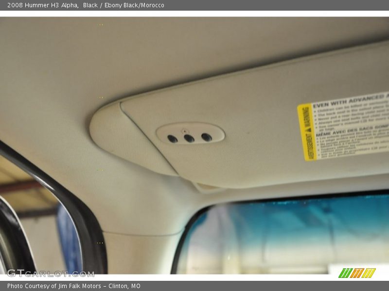 Black / Ebony Black/Morocco 2008 Hummer H3 Alpha