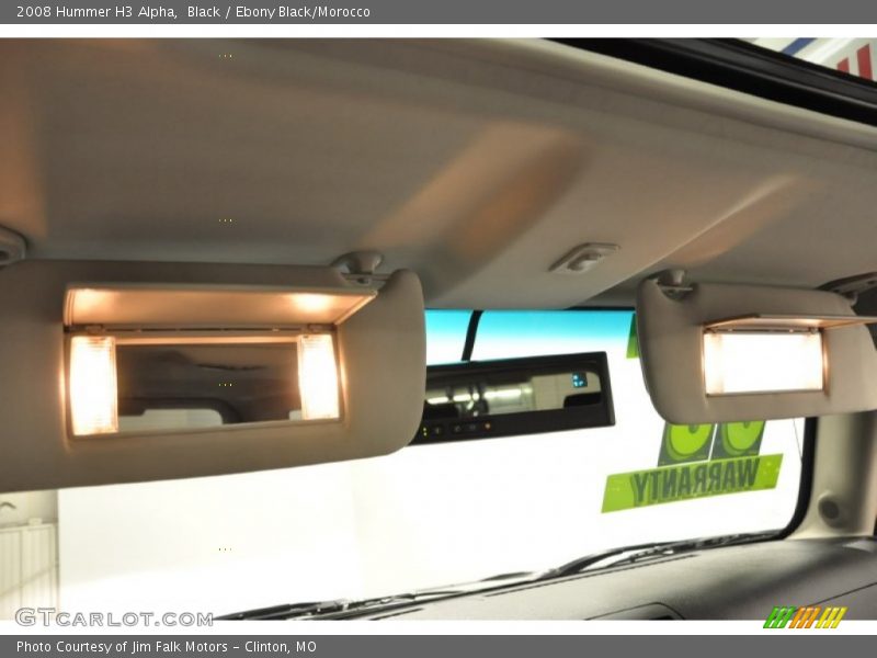 Black / Ebony Black/Morocco 2008 Hummer H3 Alpha