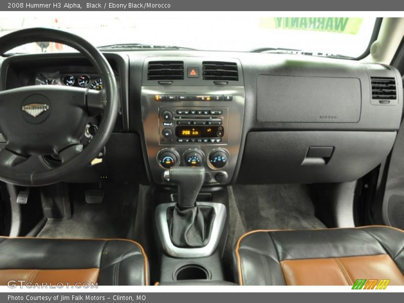 Black / Ebony Black/Morocco 2008 Hummer H3 Alpha