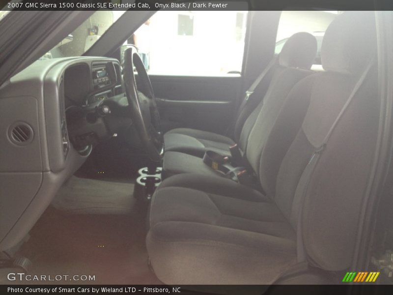 Onyx Black / Dark Pewter 2007 GMC Sierra 1500 Classic SLE Extended Cab