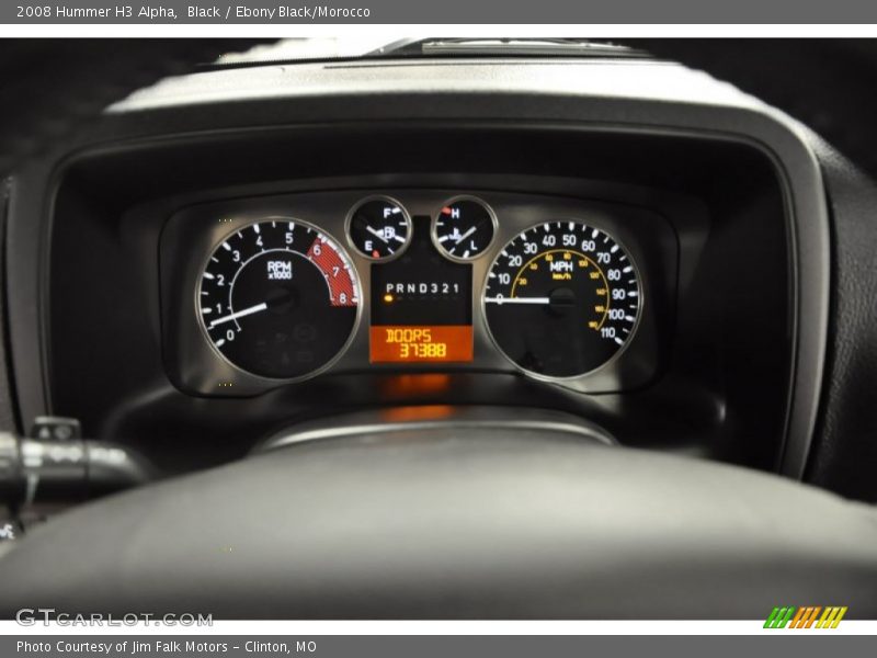 Black / Ebony Black/Morocco 2008 Hummer H3 Alpha