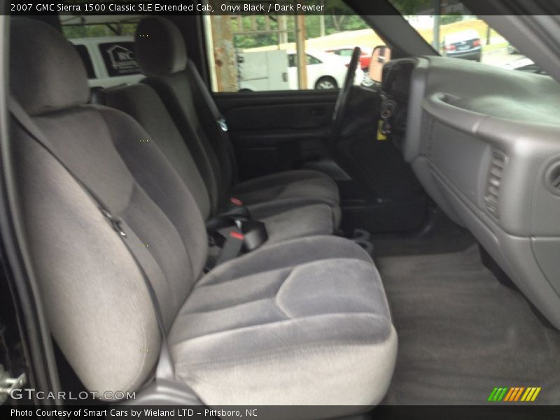Onyx Black / Dark Pewter 2007 GMC Sierra 1500 Classic SLE Extended Cab