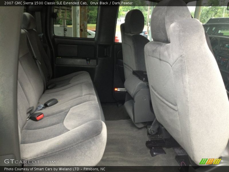 Onyx Black / Dark Pewter 2007 GMC Sierra 1500 Classic SLE Extended Cab