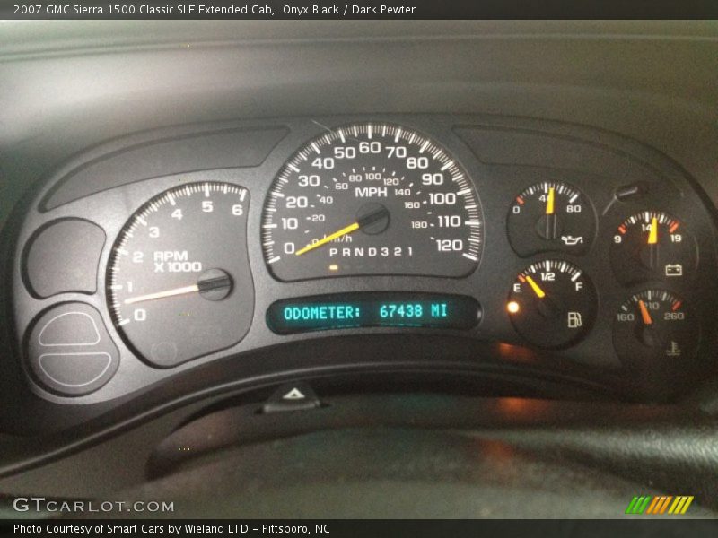 Onyx Black / Dark Pewter 2007 GMC Sierra 1500 Classic SLE Extended Cab