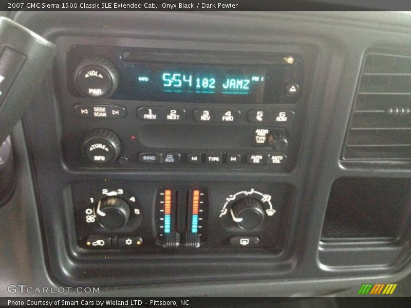 Onyx Black / Dark Pewter 2007 GMC Sierra 1500 Classic SLE Extended Cab