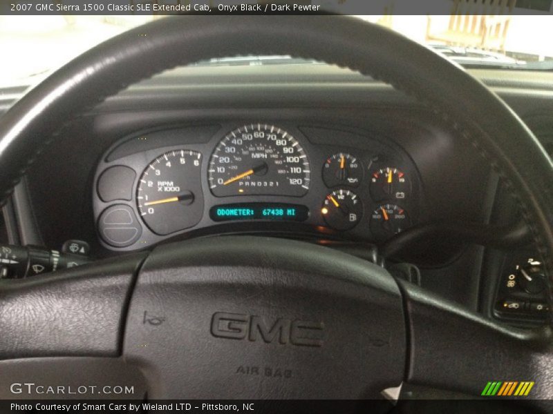 Onyx Black / Dark Pewter 2007 GMC Sierra 1500 Classic SLE Extended Cab