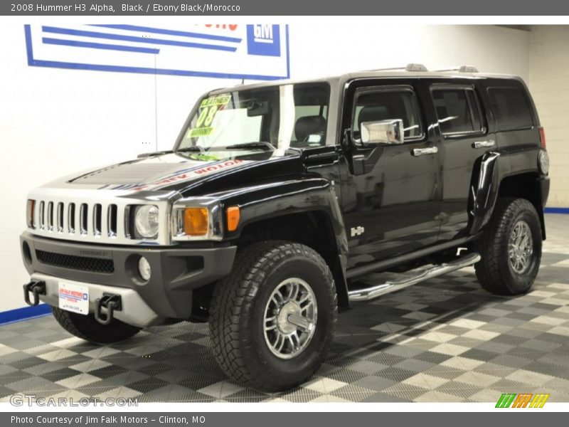 Black / Ebony Black/Morocco 2008 Hummer H3 Alpha