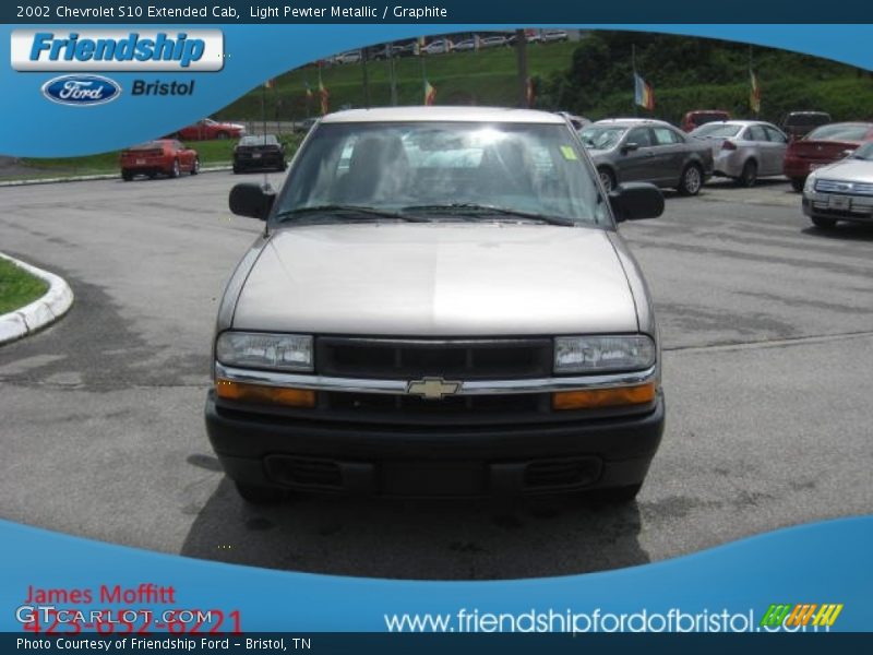 Light Pewter Metallic / Graphite 2002 Chevrolet S10 Extended Cab