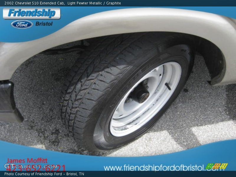 Light Pewter Metallic / Graphite 2002 Chevrolet S10 Extended Cab