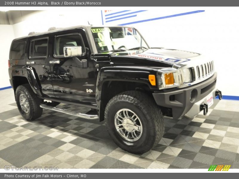 Black / Ebony Black/Morocco 2008 Hummer H3 Alpha