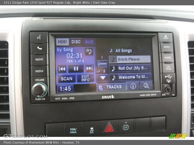 Bright White / Dark Slate Gray 2011 Dodge Ram 1500 Sport R/T Regular Cab