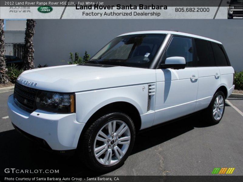 Fuji White / Jet 2012 Land Rover Range Rover HSE LUX