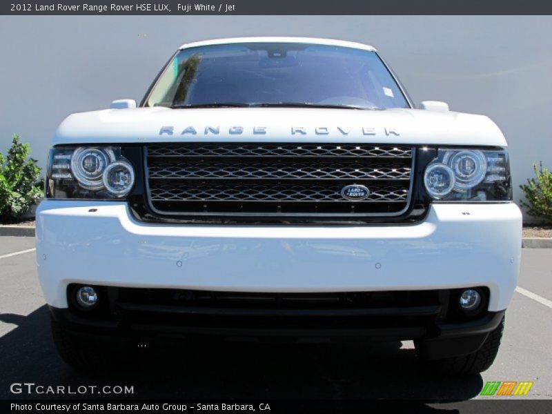 Fuji White / Jet 2012 Land Rover Range Rover HSE LUX