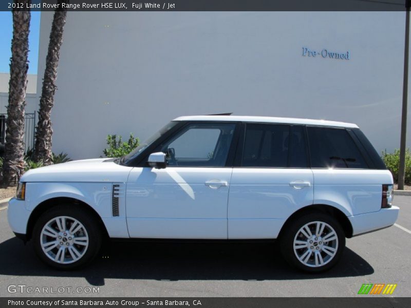 Fuji White / Jet 2012 Land Rover Range Rover HSE LUX