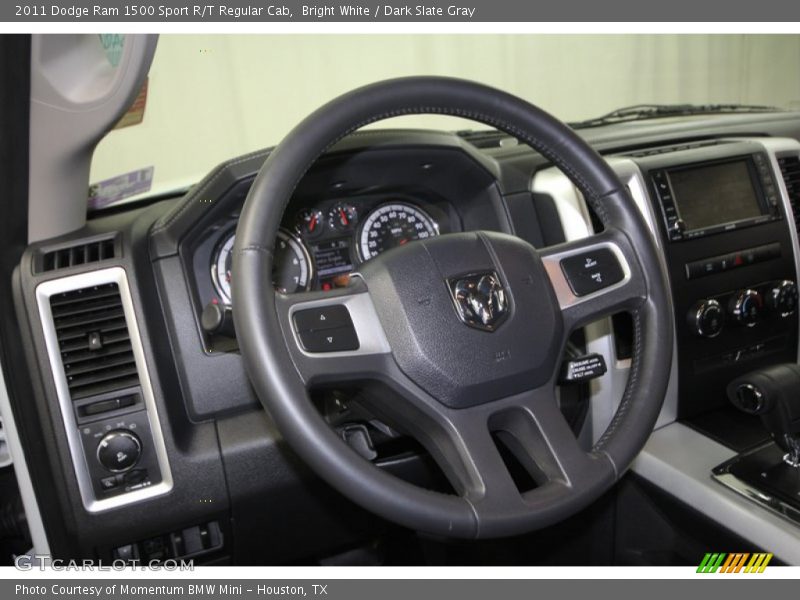 Bright White / Dark Slate Gray 2011 Dodge Ram 1500 Sport R/T Regular Cab
