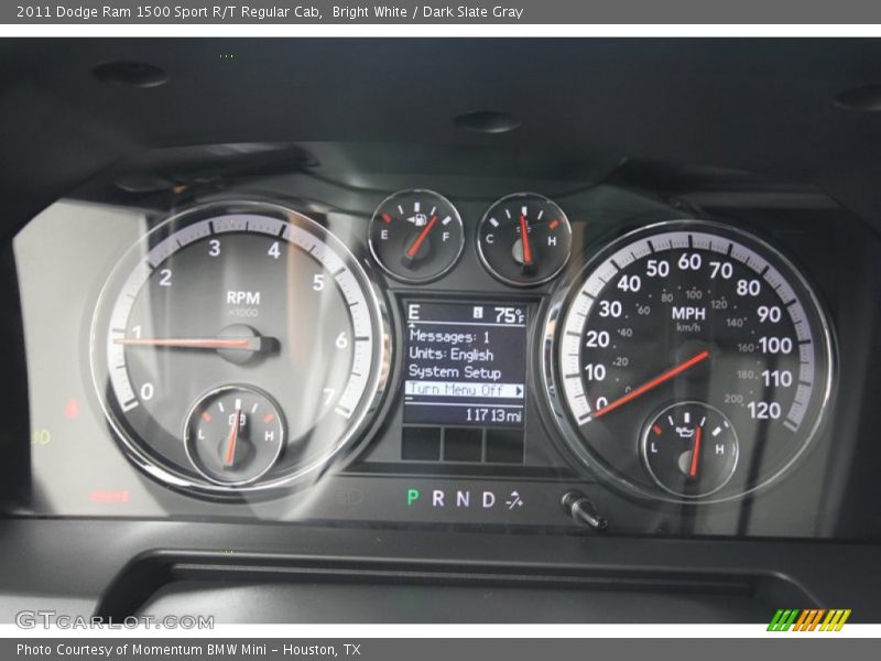  2011 Ram 1500 Sport R/T Regular Cab Sport R/T Regular Cab Gauges