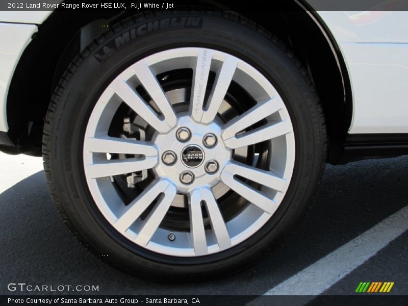 Fuji White / Jet 2012 Land Rover Range Rover HSE LUX