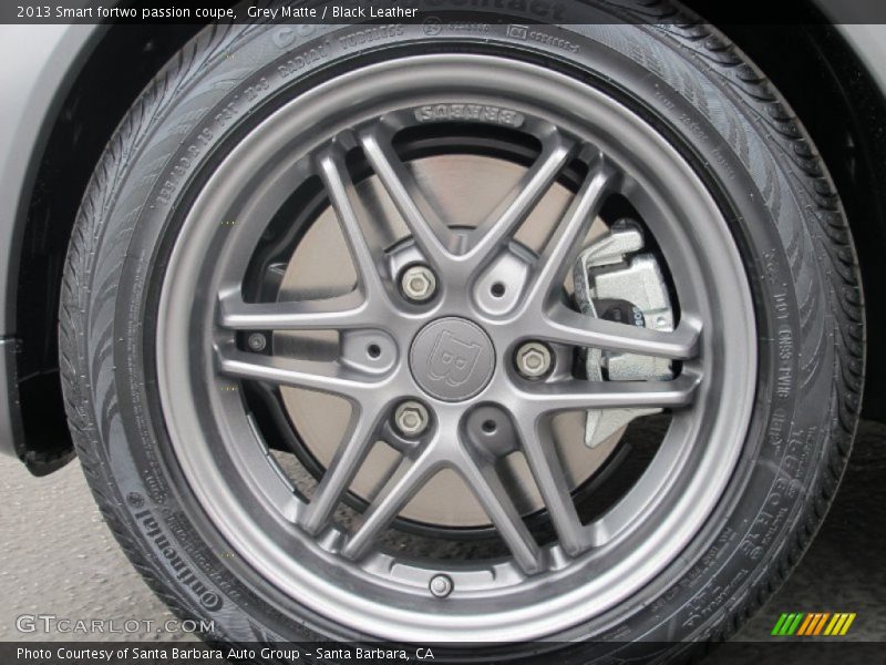  2013 fortwo passion coupe Wheel