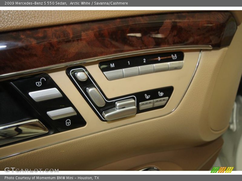 Arctic White / Savanna/Cashmere 2009 Mercedes-Benz S 550 Sedan