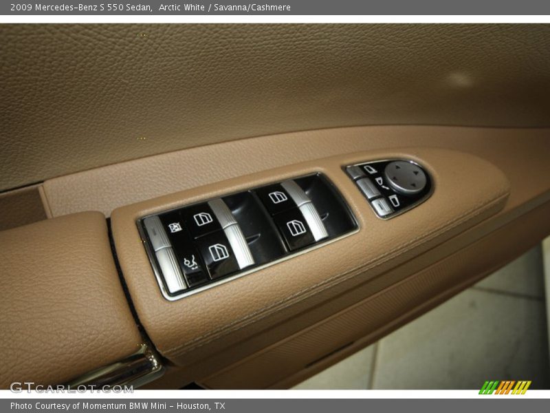 Arctic White / Savanna/Cashmere 2009 Mercedes-Benz S 550 Sedan