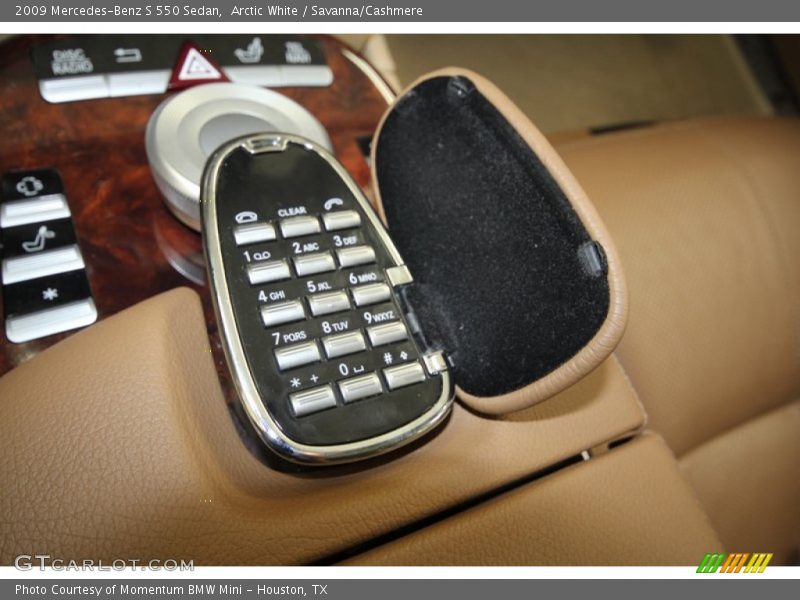 Arctic White / Savanna/Cashmere 2009 Mercedes-Benz S 550 Sedan